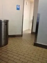 Interior of a restroom.