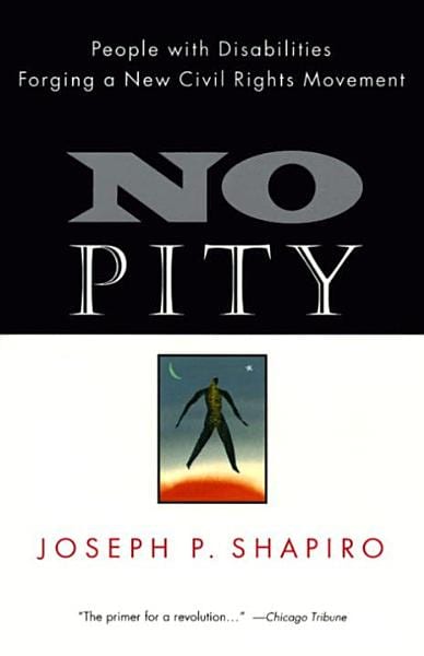 Book cover of No Pity with title in bold and a abstract image of a person