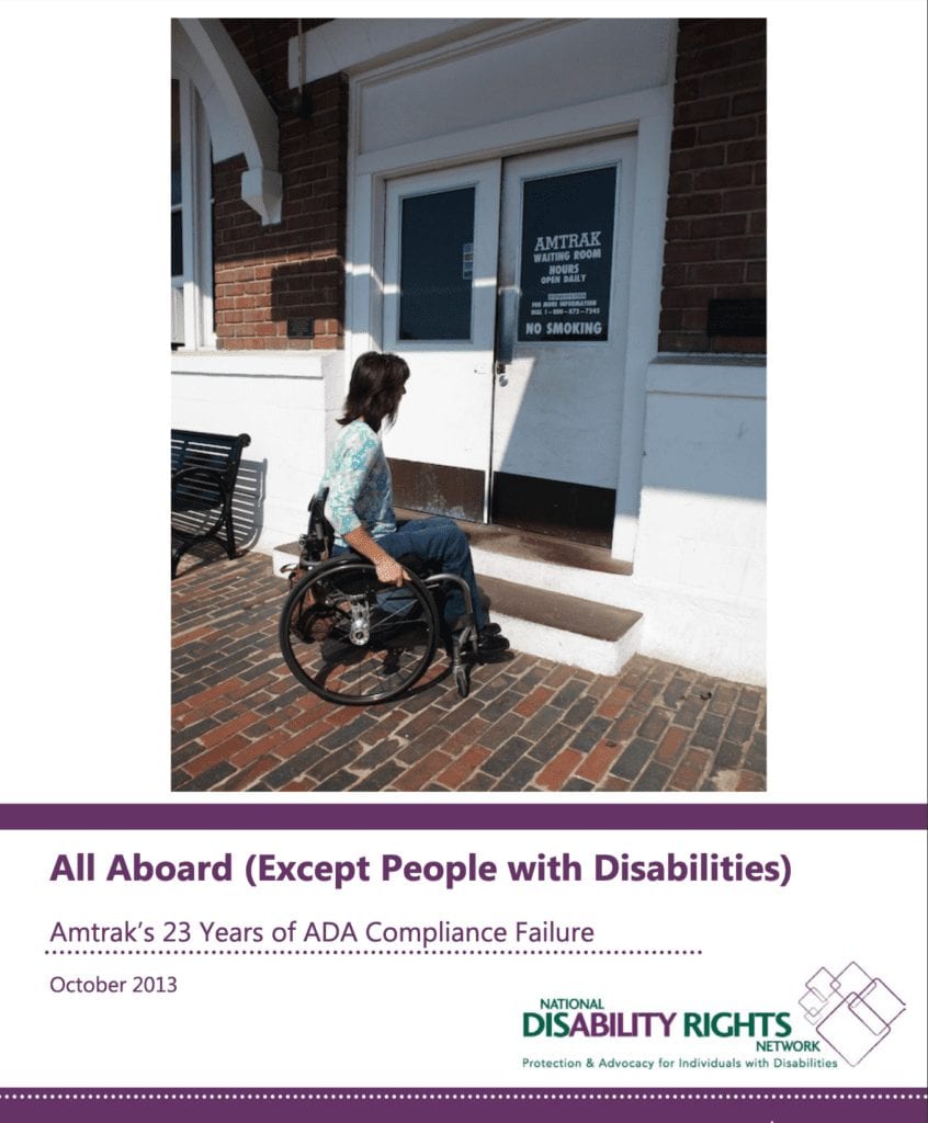 All Aboard (Except People with Disabilities) Report Cover