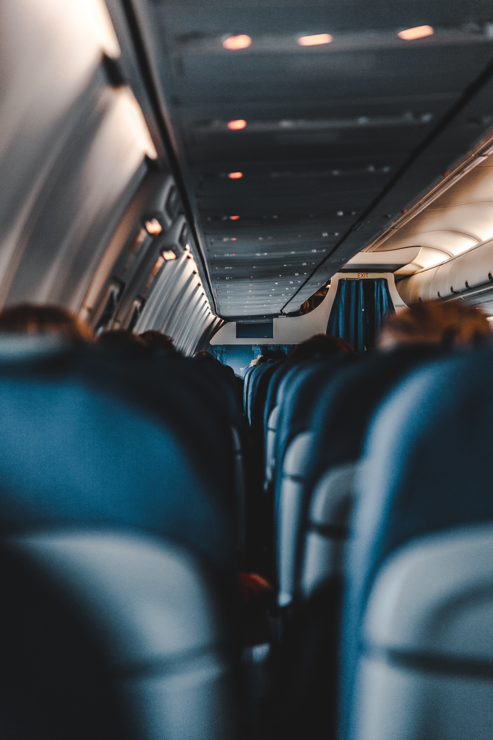 Passanger seats in plane