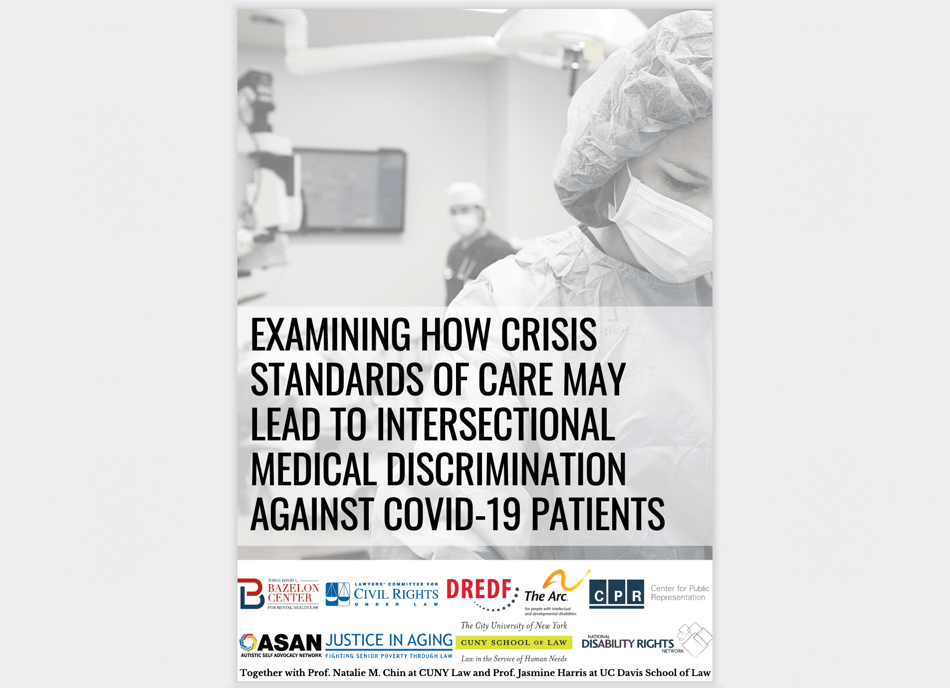 Cover of Examining How Crisis Standards of Care May Lead to Intersectional Medical Discrimination Against COVID-19 Patients