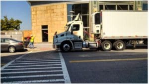 A large box truck.